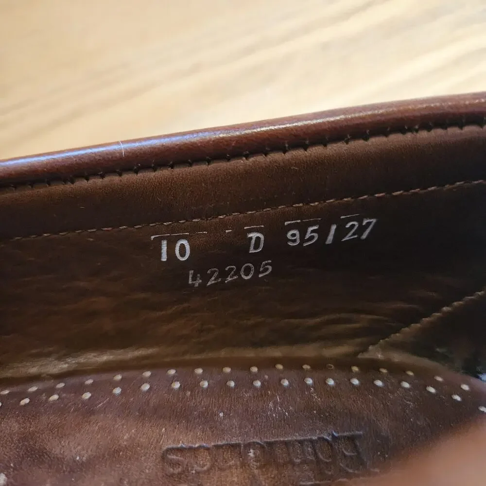 Allen Edmonds Holton Penny Loafer Dress Shoe Mens Sz 10D Leather Brown 42205 USA